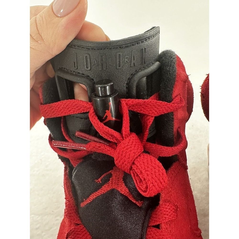 Nike Air Jordan 4 Retro Toro Bravo 2013 Red Suede Mens Size 8 (308497-603)​​​ - Picture 5 of 10